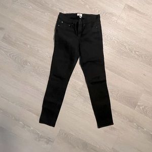 J Crew Toothpick Black Jeans